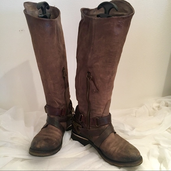 A.S.98 Brown Leather Riding Boot - Picture 5 of 8